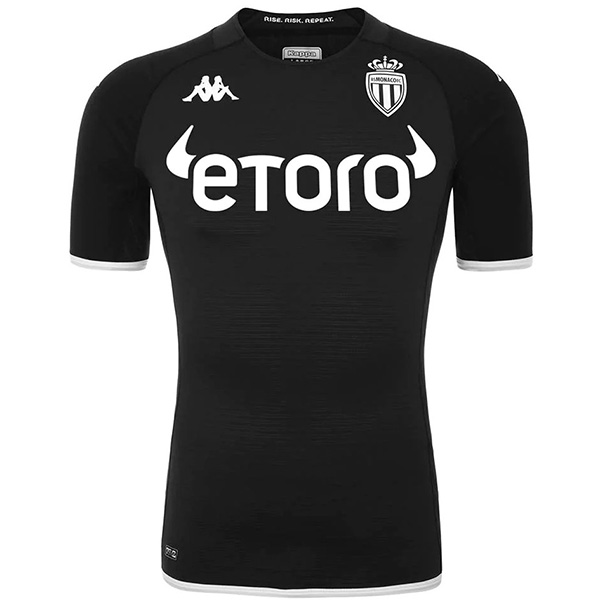 AS Monaco away jersey soccer uniform men's second sports kit football tops shirt 2022-2023